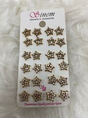 Taşlı Küpe 12li (Çift:7.5TL)