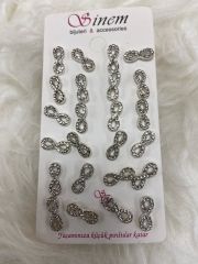 Taşlı Küpe 12li (Çift:7.5TL)