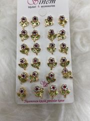 Taşlı Küpe 12li (Çift:7.5TL)