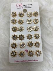 Taşlı Küpe 12li (Çift:7.5TL)