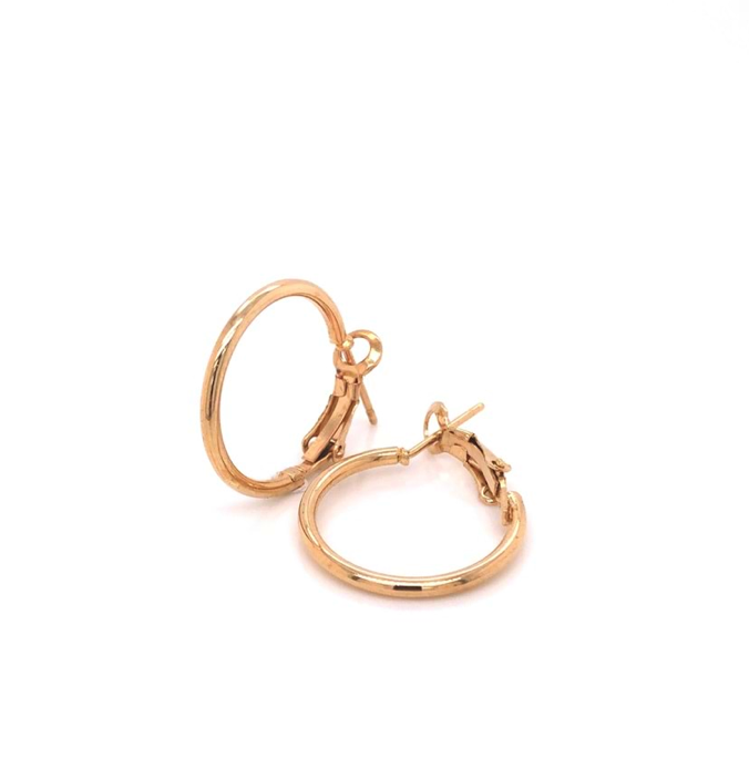 Yuvarlak Halka Küpe Gold 2 Cm