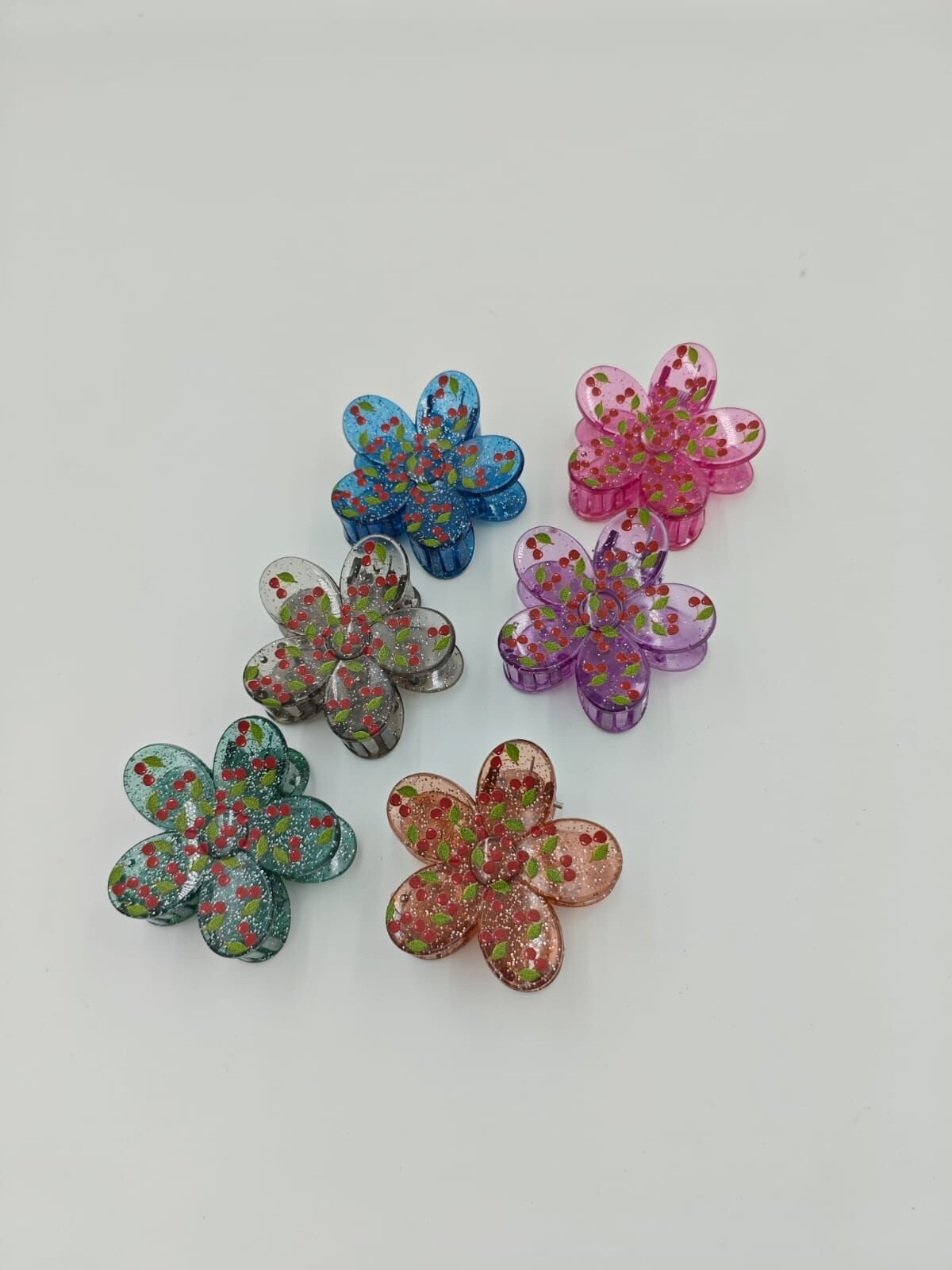Orta Boy Çiçek Toka 12li (Adet:25TL)6CM