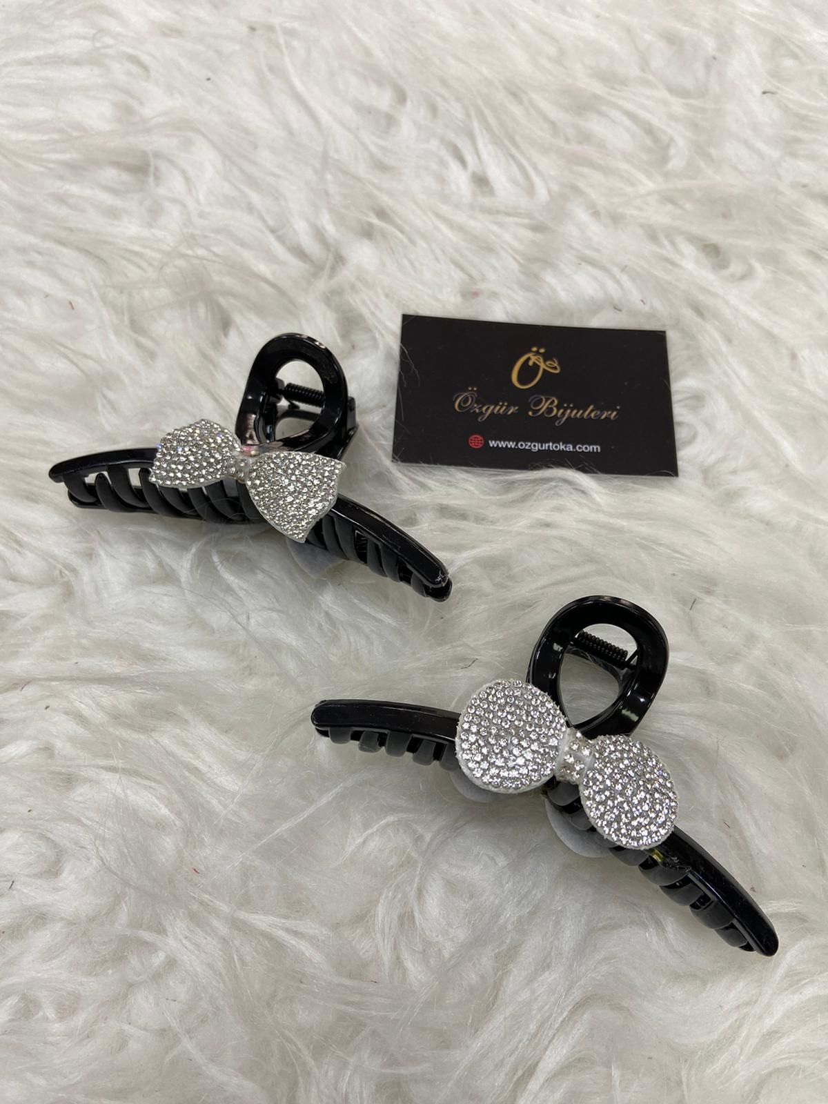 Taşlı Mandal Toka 12li (Adet:25TL) 9CM