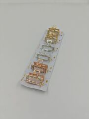 Taşlı Metal Mandal Toka 12li (Adet:25TL)