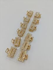 Taşlı Metal Mandal Toka 12li (Adet:25TL)