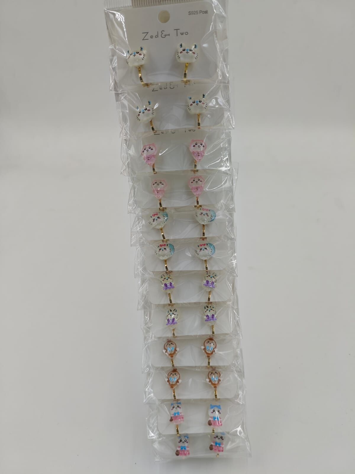 Sıkıştırmalı Çocuk Küpesi 12Çift (Çift:35TL)