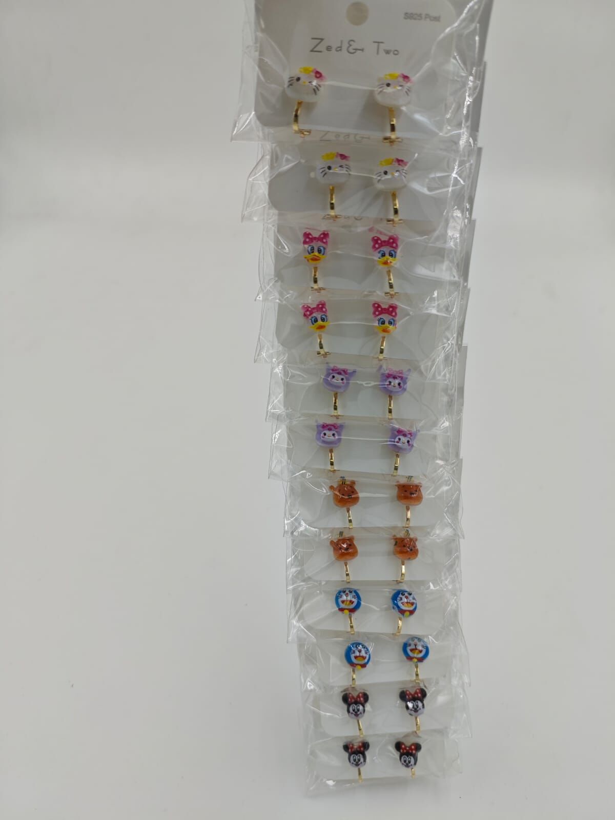 Sıkıştırmalı Çocuk Küpesi 12Çift (Çift:35TL)