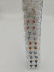 Sıkıştırmalı Çocuk Küpesi 12Çift (Çift:35TL)