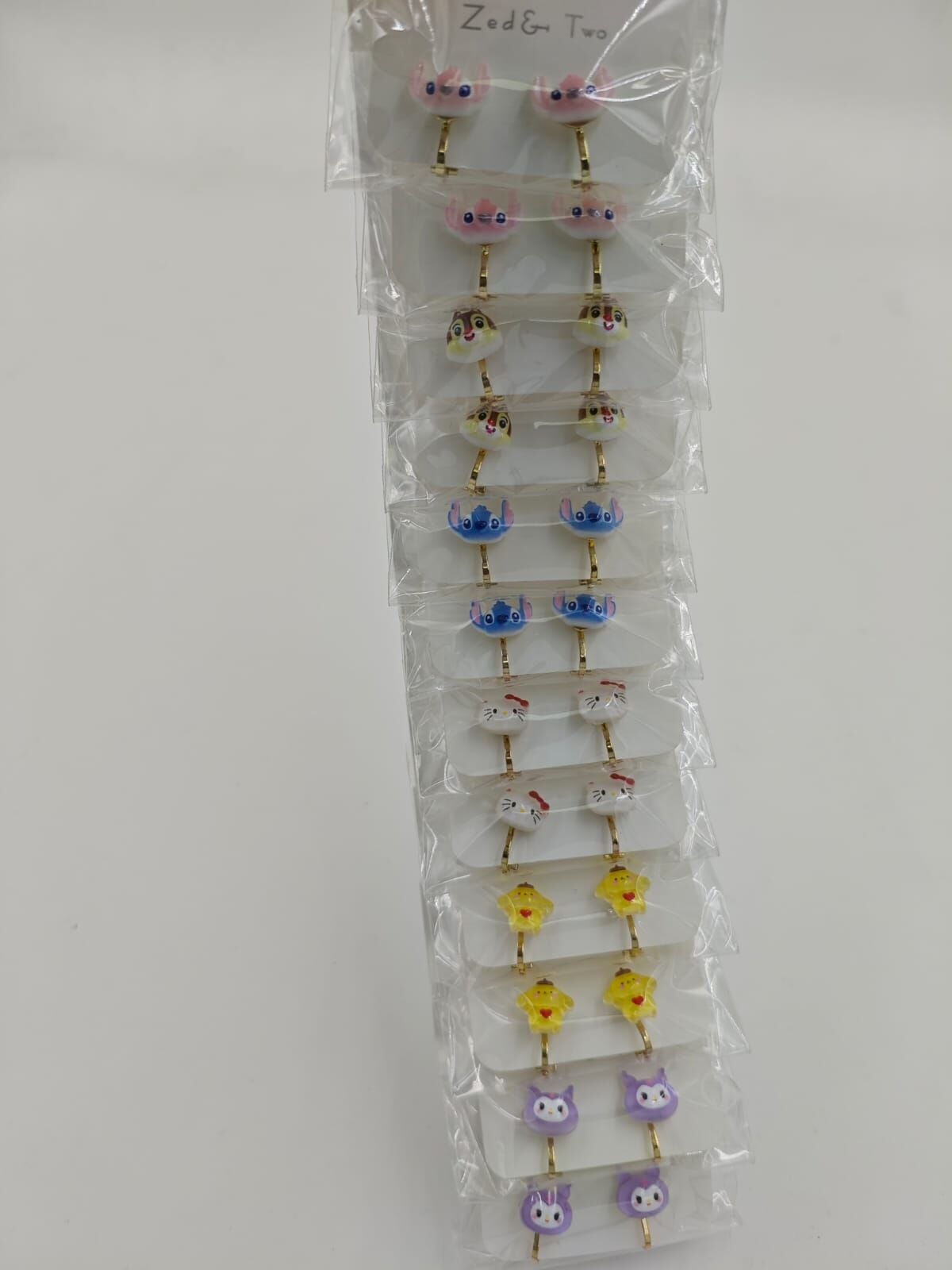 Sıkıştırmalı Çocuk Küpesi 12Çift (Çift:35TL)