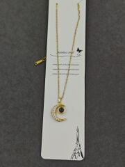 100 Dil Seni Seviyorum Kolyesi Çelik