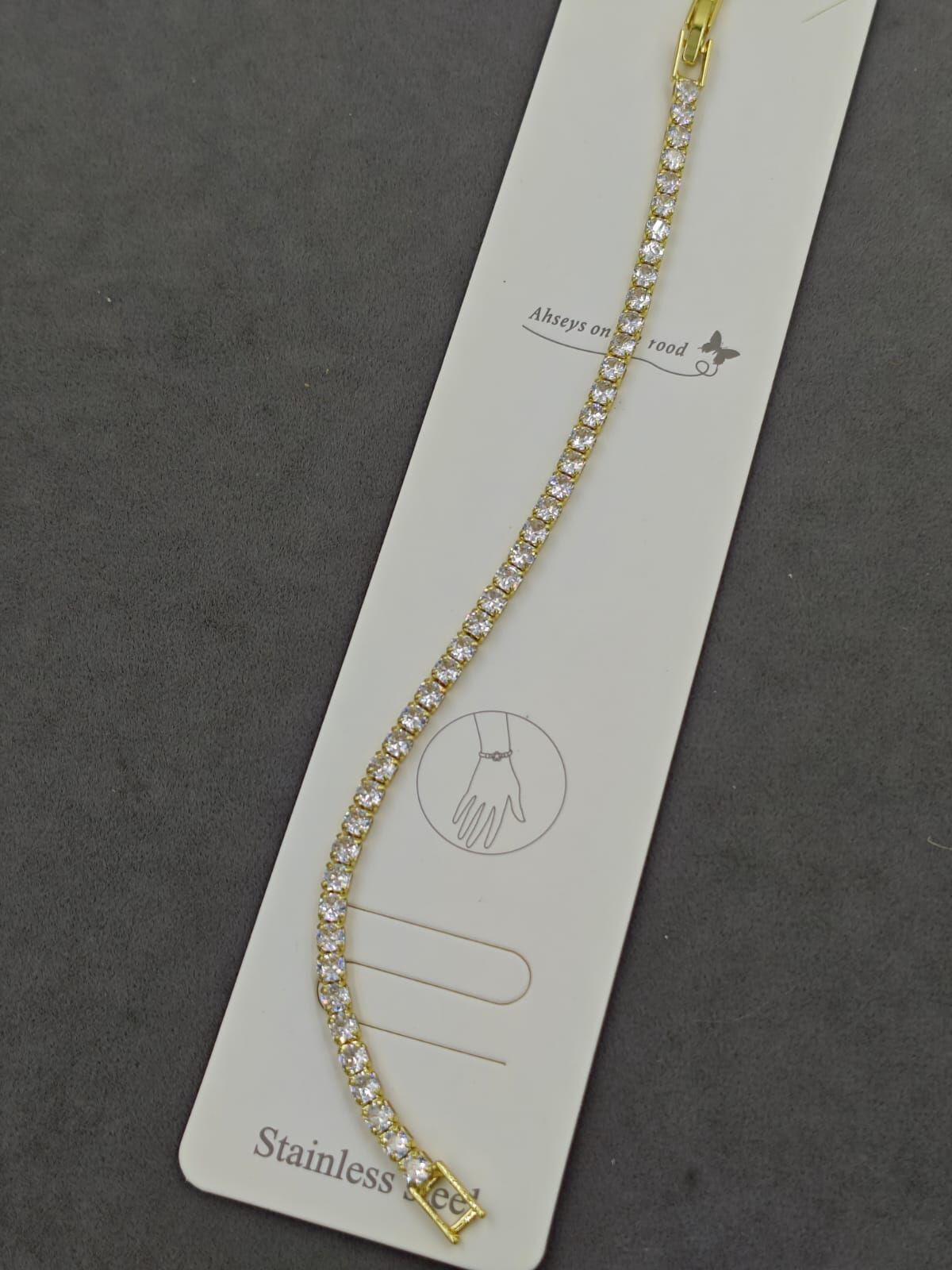 Su Yolu Çelik Bileklik 12li (Adet:100TL) Sarı